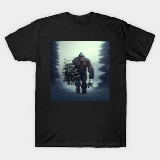 A Bigfoot Christmas! T-Shirt